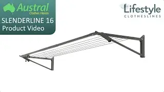 Austral Slenderline 16 Fold Down Clothesline Product Video