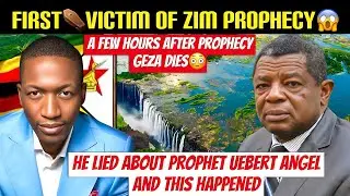 BREAKING‼️One Death Left😱Prophet Uebert Angel&rsquo;s SCARY Prophecy Shakes🇿🇼As Cde Geza Dies At 82..