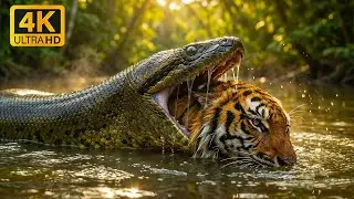 Wild Amazon Jungle &ndash; Jaguar vs Anaconda | Ultimate 4K Wildlife Battle