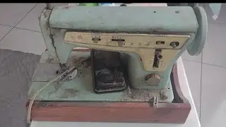 Máquina 667 Singer abandonada 😱, vêm ver como ela estava,faxina #singer #667