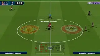 PES 2026 PS2 Manchester united vs Brentford 