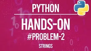Python Hands-on | session - 2 | Learn python
