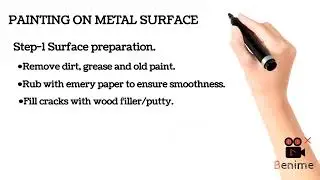 PAINTING ON METAL SURFACE //WOOD SURFACE #btech #engineering #notes 
