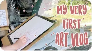 FIRST ART STUDIO VLOG! June 2018 // A month in the life of a painter