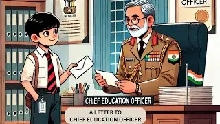 Letter to CHIEF EDUCATION OFFICER for a post must watch #englishlanguage #letters