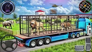 Animal Cargo Truck Driving Game 3D - Animal Transport Cargo Truck 2024 - Android Gameplay