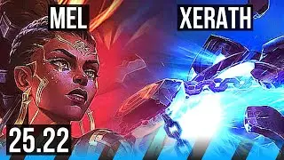 MEL vs XERATH (MID) | KR Master | 25.22
