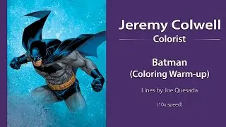 Batman Coloring (10x Speed Version)