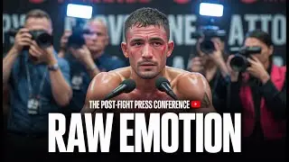 The Post-Fight Press Conference 🎤 Raw Emotion