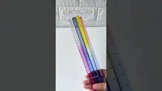 Unboxing Crystal Ruler🌷✨🎀#kawaii #stationery #stationary #ruler #crystal #mini #trendingonshorts