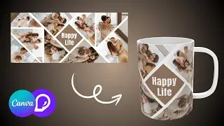Mug Printing Design using Canva | Customized Mug Printing | Pacdora