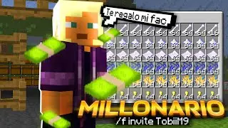 GRINGO me INVITA a SU FACTION MILLONARIA *OP LOOT* | MINECRAFT HCF