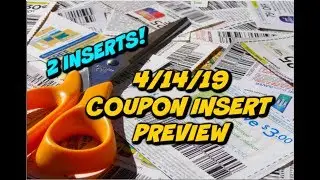 4/14/19 COUPON INSERT PREVIEW | 2 INSERTS THIS WEEK!