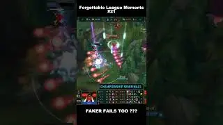 Faker's Unfortunate Flash Misplay 😱 | Viktor vs. Ashe  #leagueoflegends  #leaguemoments   #esports