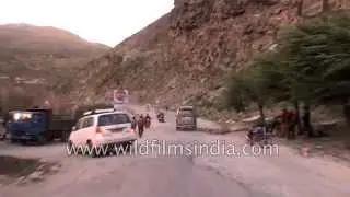 Driving from Sissu village to Keylong in Himachal Pradesh - Part 4