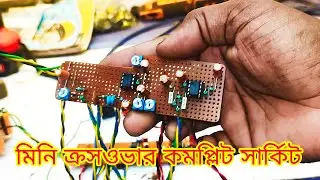 Mini crossover full complete🔊sound testing and review | মিনি ক্রসওভার কমপ্লিট সার্কিট সাউন্ড টেস্টিং