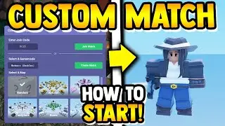 How to START CUSTOM MATCHES!! (tutorial) | Bedwars ROBLOX