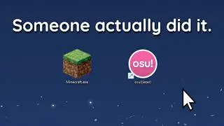Minecraft osu! Is Real.