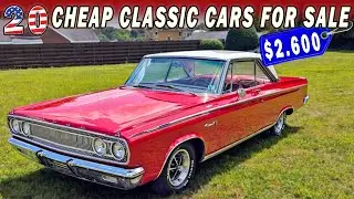 Top Classic Cars for Sale on a Budget 20 Cheap Classic Cars