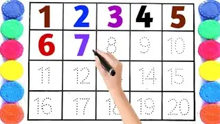 12345678910 || counting || ginti || 123 || 1 to 100 || Number || Neha Kids Book|| abcd || apple,5