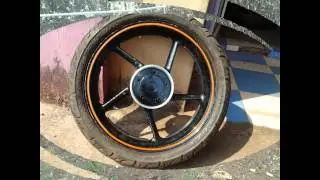 YAMAHA FZ 16 rear disc brake