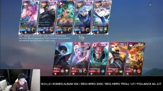 PERTARUNGAN MID LANER LUNOX SANZ VS SELENA CLAYYY 🔥 REAKSI SKYLAR SAAT NABRAK 🎮 PARTY AN PUSH RANK 