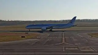 [4K] Boeing-787 Dreamliner in Vilnius and first flight from Vilnius to Dominican Republic