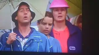 Happy Gilmore golfing with Bob Barker..