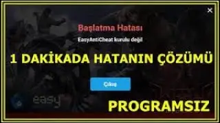 Wolfteam Easy Anti Cheat Hatası!! - &Ccedil;&Ouml;Z&Uuml;M&Uuml; 2023!