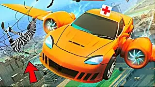 superhero game rescue animals | Superhero ambulance game online | Superhero and animals protection