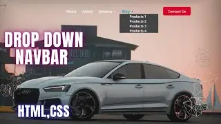 NAVIGATION BAR WITH DROP-DOWN MENU!!