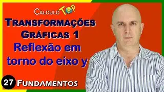 Transforma&ccedil;&otilde;es Gr&aacute;ficas 1 - Reflex&atilde;o em torno do eixo y - Pr&eacute;-C&aacute;lculo &ndash; Fundamentos