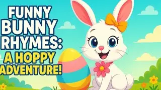 Funny Bunny Rhymes | Cute Bunny Song for Kids 🐰✨