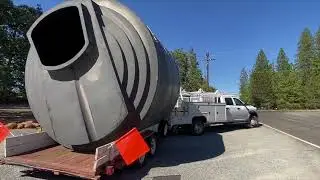 10,000 Gallon Tank Installed - Gravity Flow Rain Water