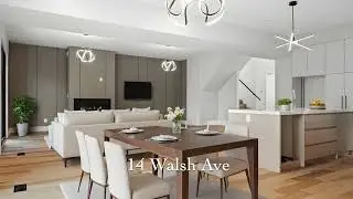 Inside a Modern Luxury Home in North York | 14 & 16 Walsh Ave Tour