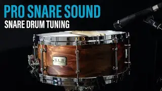 Snare Drum Tuning - Professional Snare Sound // Snare stimmen