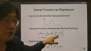 3 Robot Learning 15, Kernel function with weight and bias.