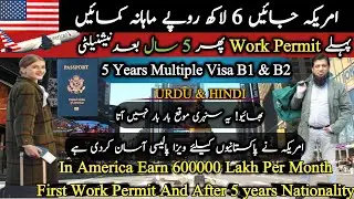 Earn 6 Lakh Rupees Per Month In America || USA 5 Years Multiple Visa || Travel and Visa Services