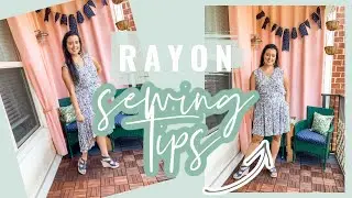 4 tips for sewing with Rayon + 2 New OOTDs!