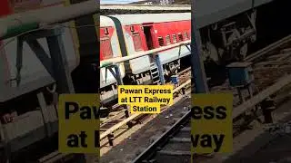 Pawan Express LTT Railway station | Godan Express | Rajdhani Express | Indian Railways #shorts