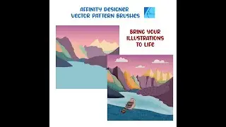 Bring your Vectors to Life with Affinity Designer Vector Pattern Brushes Volume 1 by Susan Olivio