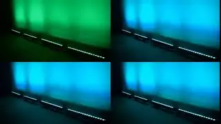 led light bar wall wash