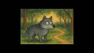 El lobo y su miedo escondido - Cuento infantil
