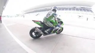 RS-Itoh Kawasaki Team tests Sprint Filter P08F1-85 air filter
