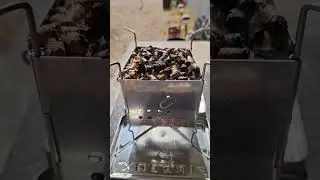 Firebox Nano with wood pallets