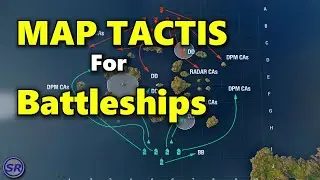 Тактика карты для линкоров в World of Warships🌊