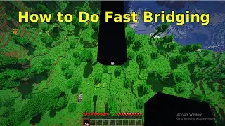 🔥 Minecraft Fast Bridging Tutorial Hindi | How to Fast Bridge in Minecraft | Beginners Guide