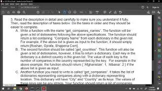 Programming Fundamentals - Assignment_04_Dictionaries