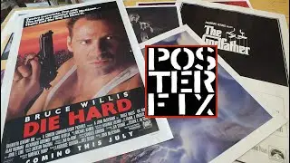 A Collection of TEN Movie Posters after Linen Backing