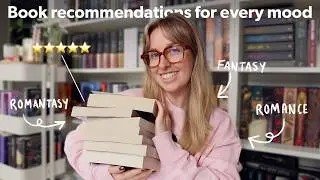 Book recommendations for every mood 📚🌟